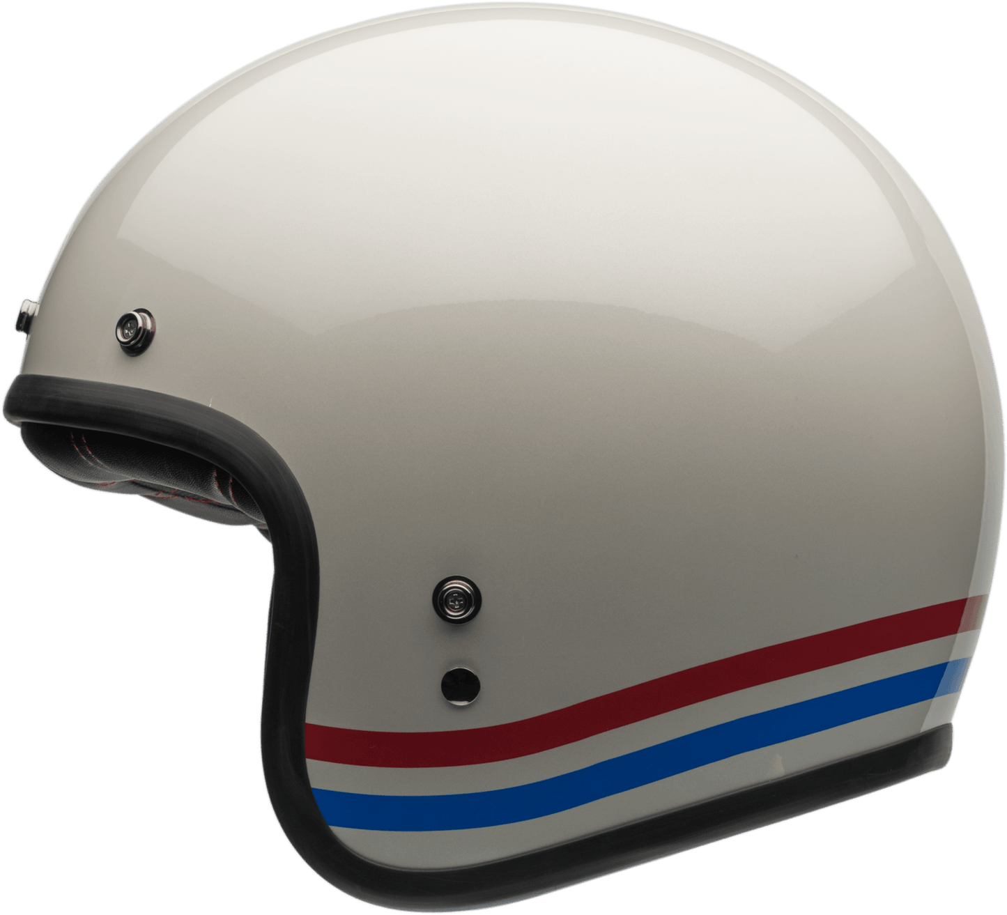 Custom 500: Stripes Pearl White