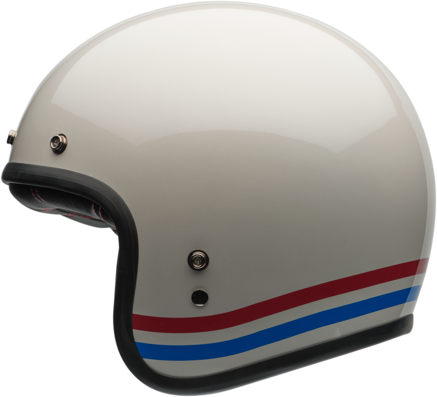 Custom 500: Stripes Pearl White