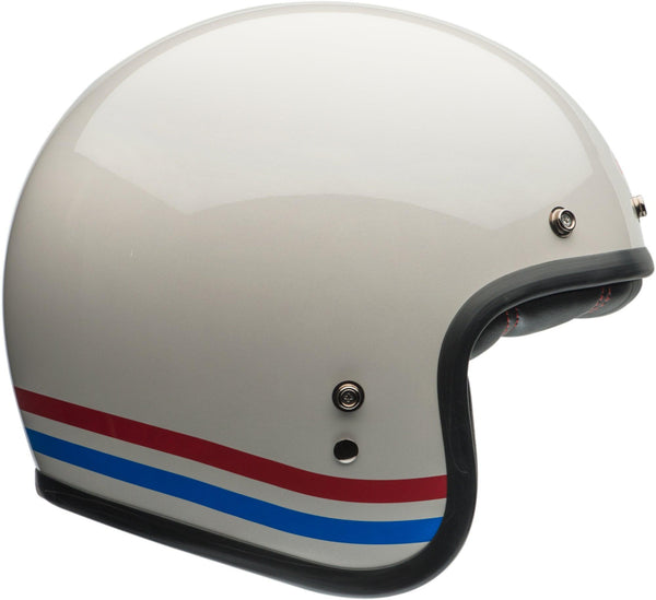 Custom 500: Stripes Pearl White