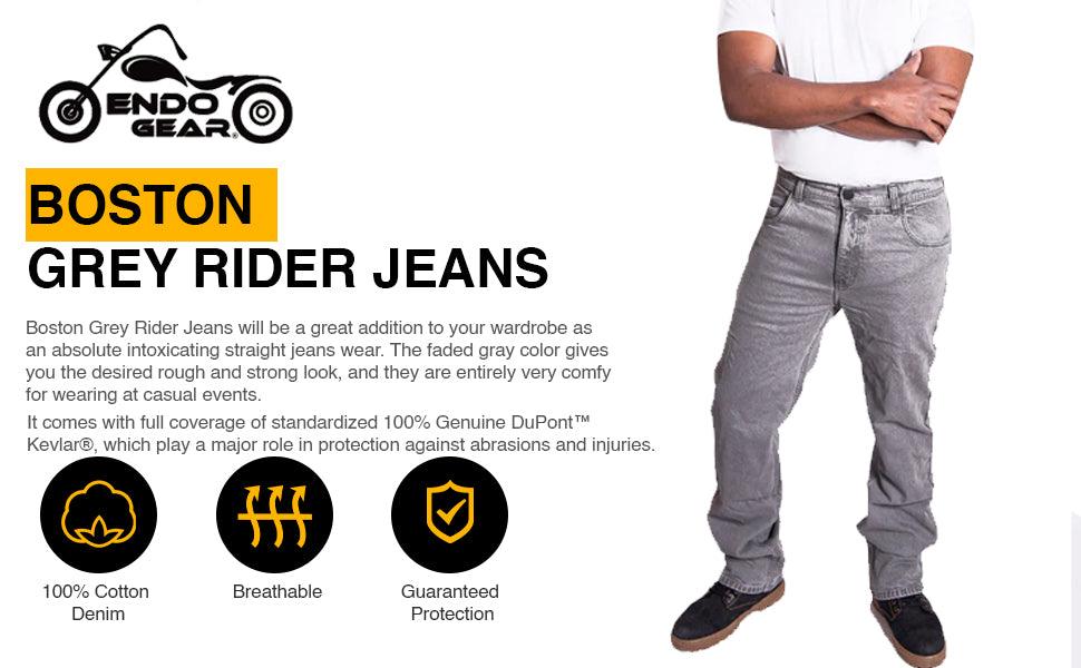 Men's Grey Rider Jeans | Grey Rider Jeans | EndoGear