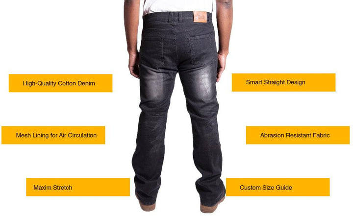 Men's Black Cruiser Jeans | Black Cruiser Jeans | EndoGear