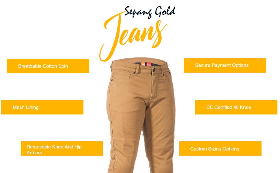 Men's Gold Sepang Jeans | Gold Sepang Jeans | EndoGear