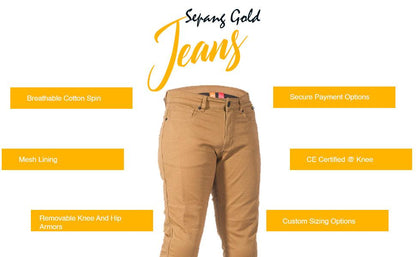 Men's Gold Sepang Jeans | Gold Sepang Jeans | EndoGear