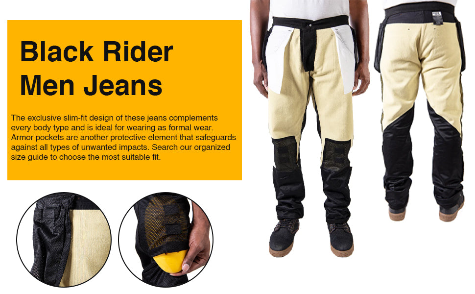 Black Rider Jeans | Men's Black Rider Jeans | EndoGear