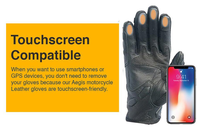 Black Beetle Gloves | Motorcycle Leather Gloves | EndoGear