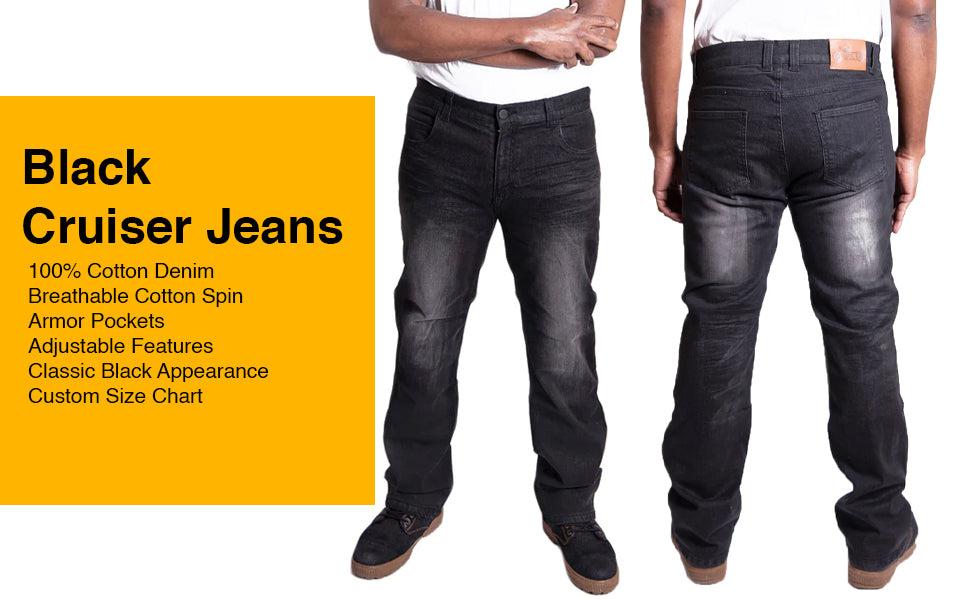 Men's Black Cruiser Jeans | Black Cruiser Jeans | EndoGear