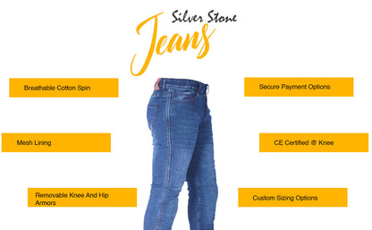 Men's Silver Stone Jeans | Silver Stone Cotton Jeans | EndoGear