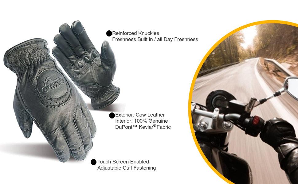 Aegis Leather Gloves | Black Leather Gloves | EndoGear