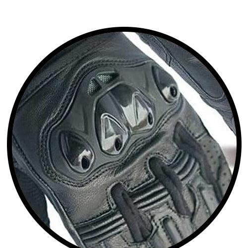 Black Beetle Gloves | Motorcycle Leather Gloves | EndoGear