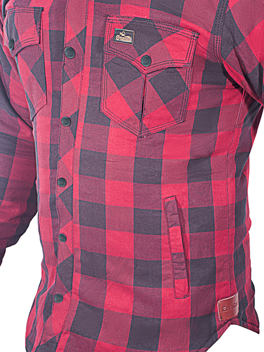 Cruiser Flannel Rider Shirt | Cruiser Flannel Red Shirt | EndoGear
