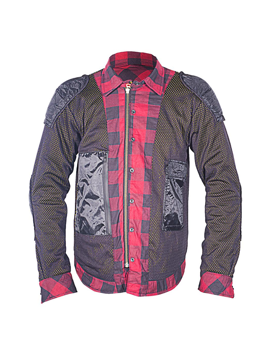 Cruiser Flannel Rider Shirt | Cruiser Flannel Red Shirt | EndoGear