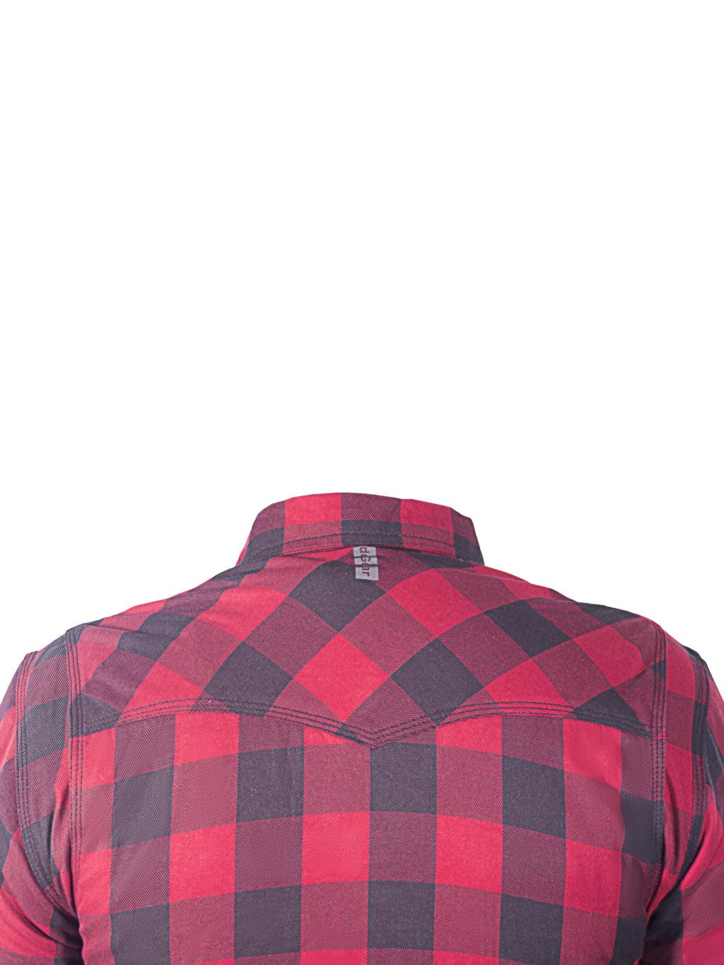 Cruiser Flannel Rider Shirt | Cruiser Flannel Red Shirt | EndoGear