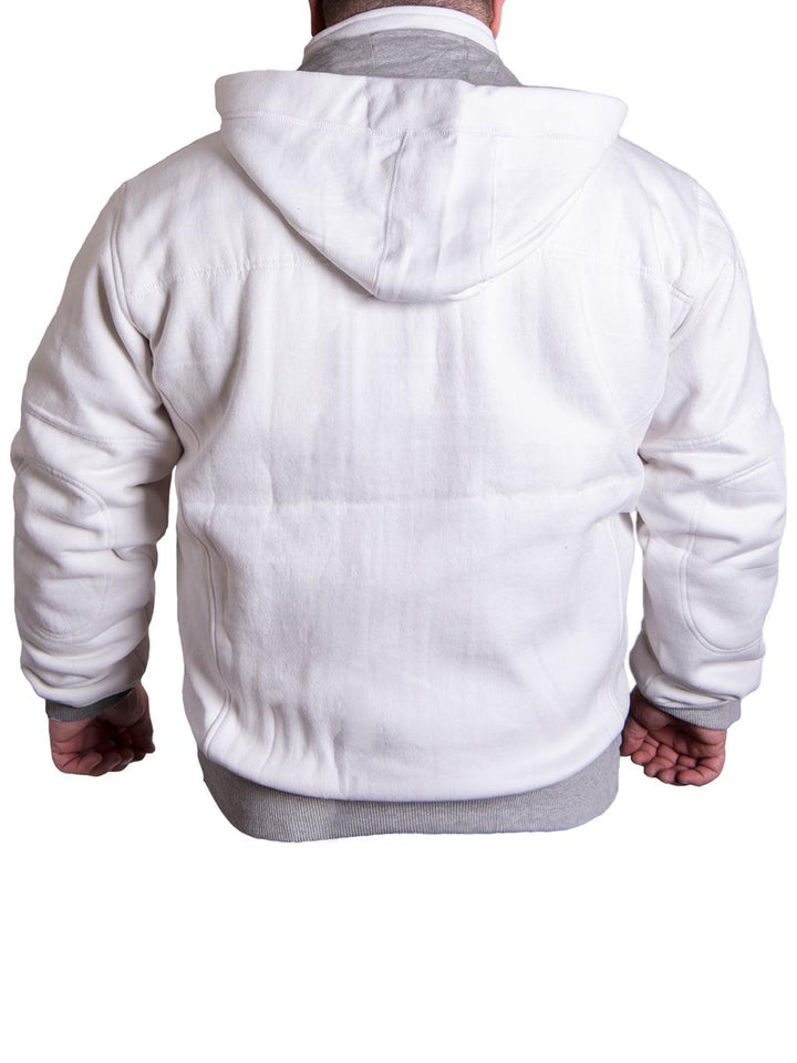 Kevlar Motorcycle Hoodie | White  Motorcycle Hoodie | EndoGear