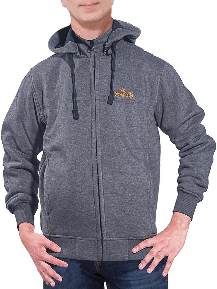 Motorcycle Sweatshirt with Armor