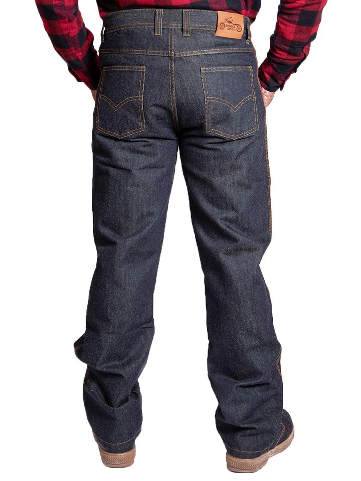 Men's Denim Biker Jeans | Blue Denim Biker Jeans | EndoGear